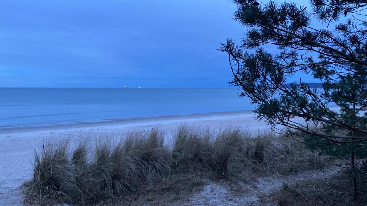 Luxus-Maisonette für die große Familie mit direktem Strandzugang Binz Exterior foto